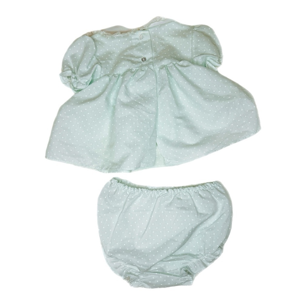 Cutest One  Heirloom Peter Pan Collar Baby Girl Dress and bloomers  6-9m - Picture 2 of 4